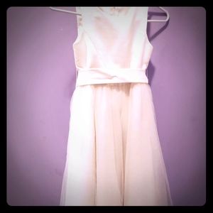 Soft white flower girl dress in size 7
